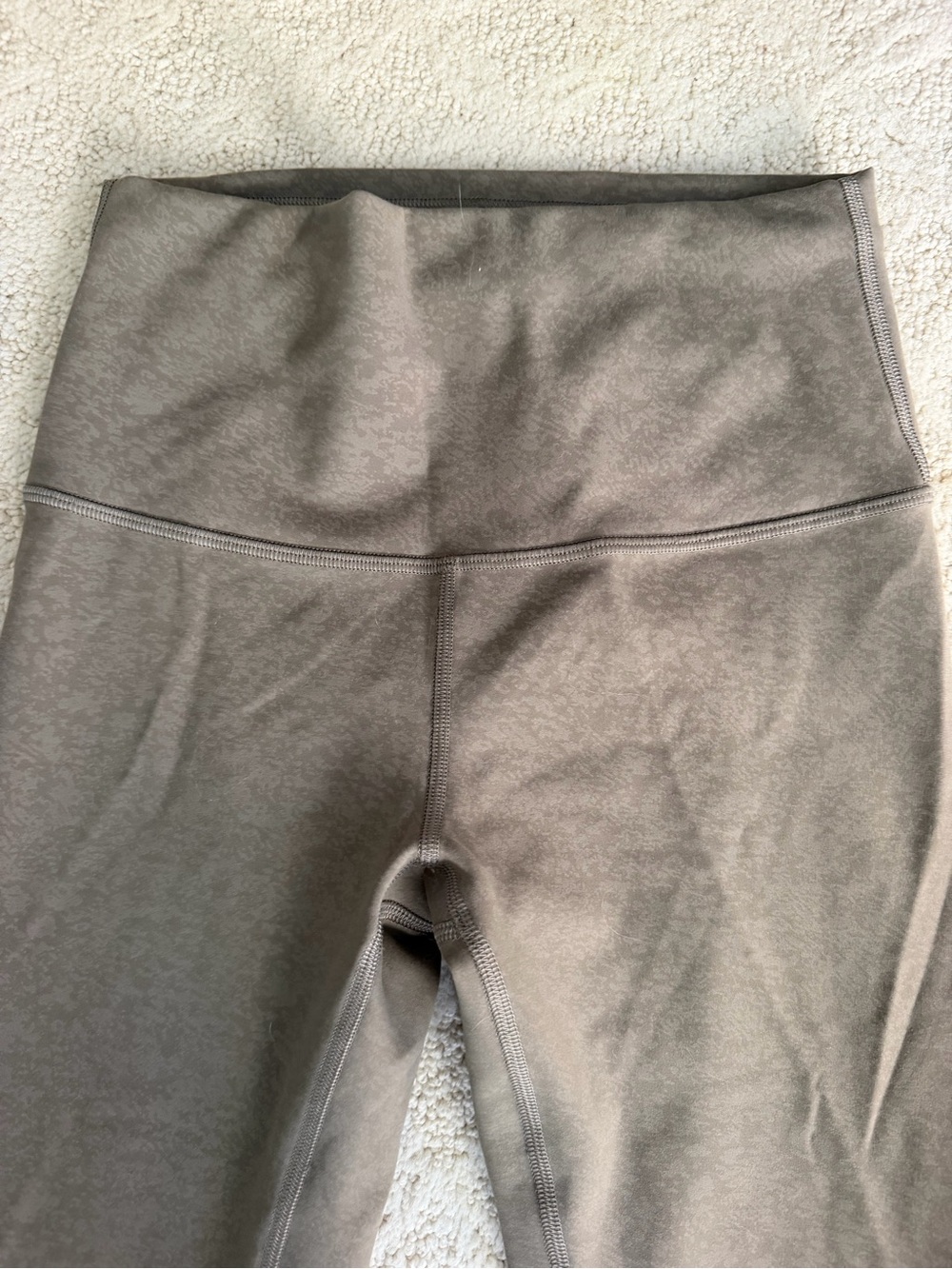 Lululemon Wunder Train High-Rise Tight – Textured Green/Brown – Size 4 - Picture 6 of 8